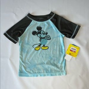 NWT Mickey Mouse UPF 50 Swim Shirt